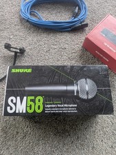 Shure SM58-LCE High Output Cardioid Dynamic Handheld Vocal Microphone