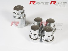 Chrome Locking Wheel Nuts x4
