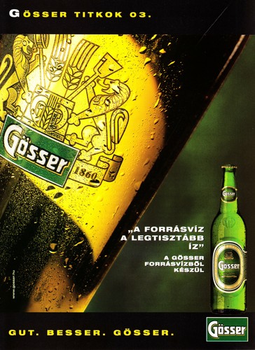 Gosser beer rare out - rare,