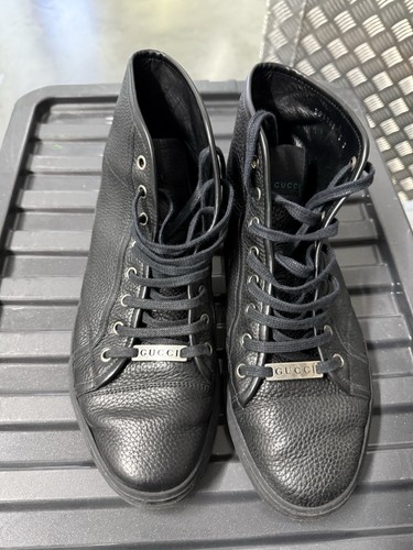 Gucci men black - gucci, leather