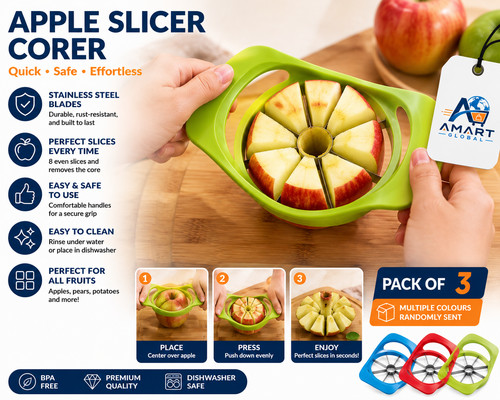 Packs apple corer - 3, &