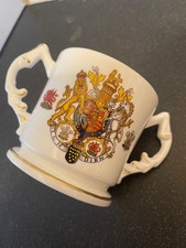 Vintage 1981 Aynsley China Tankard Beaker Cup Mug Royal Wedding Charles Diana