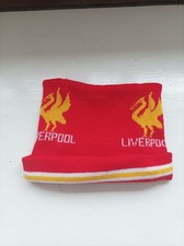 Vintage Liverpool rangers 1980,s Football  Ski Hat Bobble Beanie 