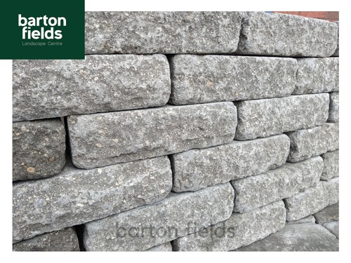 Garden walling tumbled - garden, walling,