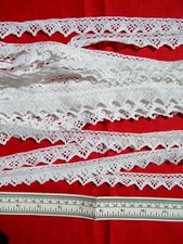Bundle White Cluny Cotton Lace