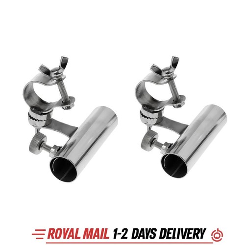 Rod holder stainless - 2x, steel