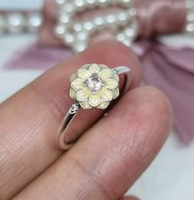 Genuine Pandora Blooming Dahlia Flower Ring Size 56 ? S925 ALE