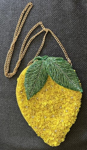Zara lemon beaded - lemon,
