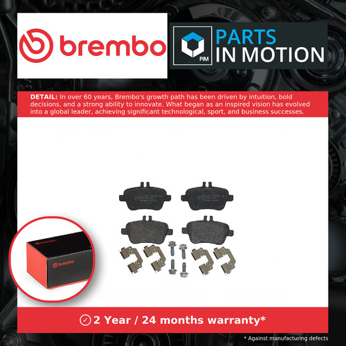 Brake pads set - brake, mercedes