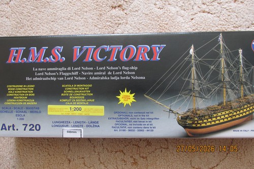 Hms victory wooden model - hms, ship