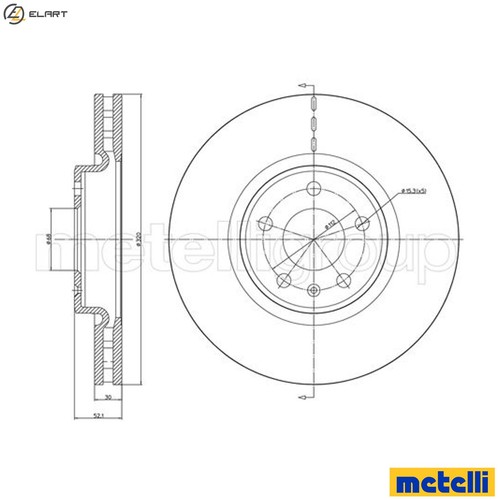 Brake disc 1249c for - brake,