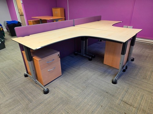 Shape office desk corner - office,