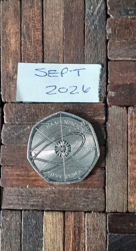 Sir isaac newton 2017 50p - isaac,