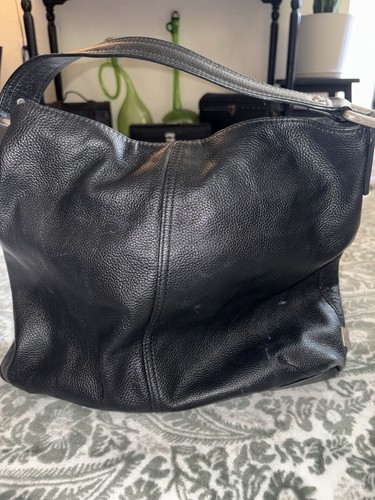 Kooba black pebbled leather - black,