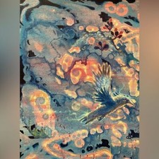 Original Raven Crow Painting