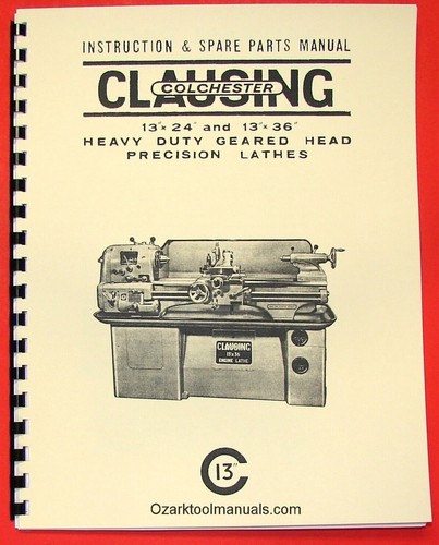 Clausing colchester lathe - clausing-colchester,