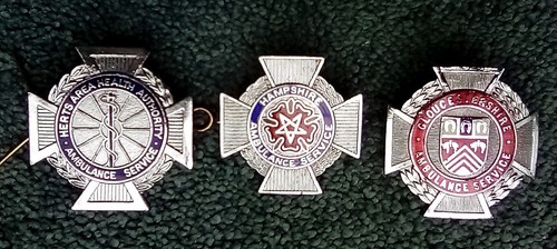 Vintage ambulance badges - ambulance,