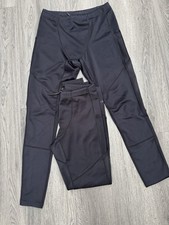 DHB Mens Running Tights Leggings Black Size Large x2