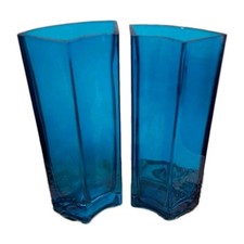 Ikea Per Ivar Ledang Turquoise Sectional Vases X 2 1990s Jewel Tones Castlecore