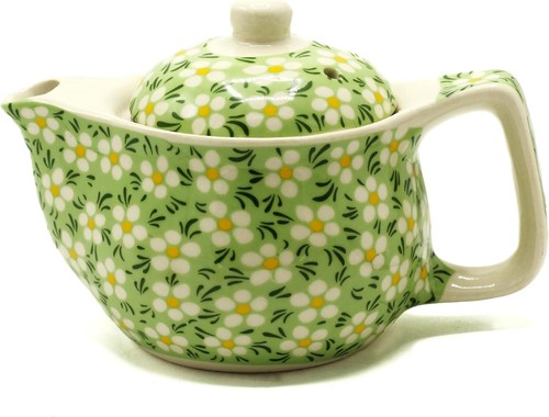 Small herbal teapot ceramic - herbal, teapot,