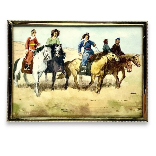 Original miniature watercolor - original,