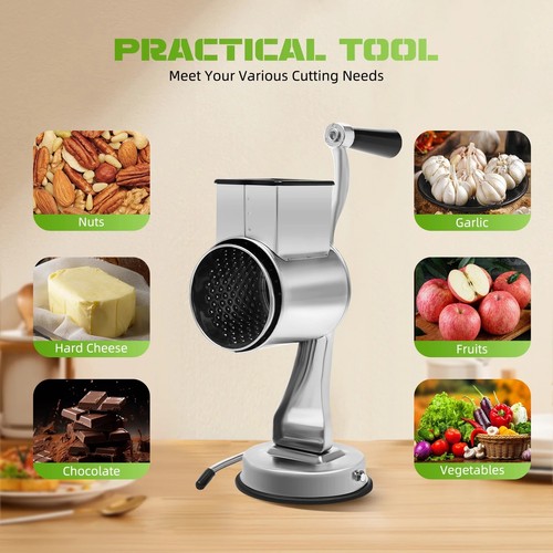 Stainless steel rotary grater - stainless,