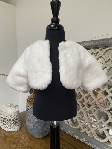 Ivory baby fur - jacket,