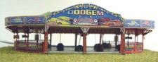 Funfair dodgem ride - dodgem, static