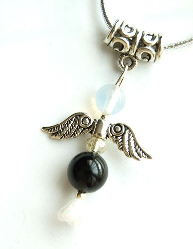 Black tourmaline crystal - black,