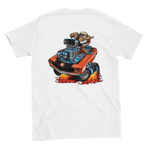 Cartoon hot rod camaro - hot,