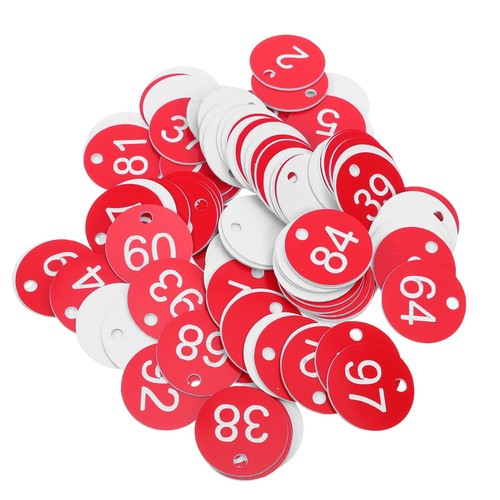 Set numbered discs with - numbered,