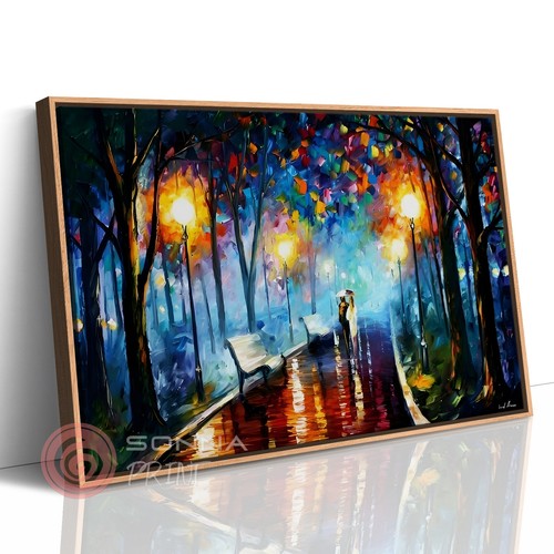 Leonid afremov misty night - misty,