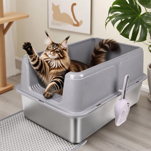 Stainless steel cat litter - stainless,