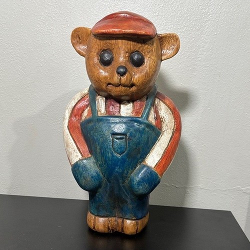 Vintage carved wooden - carved,