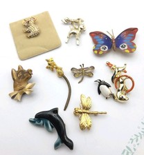 Vintage Figural Brooch Pin Job