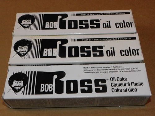 Lot bob ross oil color - of,