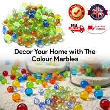 78pcs Coloured Glass Marbles