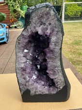 Massive 43kg Brazilian Amethyst Geode – Deep Purple Crystals. Collectors