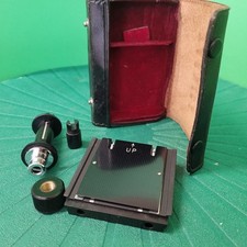 Yashica 635 TLR Film Conversion Kit 120-35mm. Complete in original leather case.