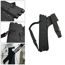 Archery Arrow 3 Tube Quiver Holder Back Waist Shoulder Strap Bag Pouch Hunting