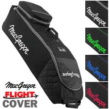 MACGREGOR 2025 XL DELUXE WHEELED PADDED GOLF BAG FLIGHT TRAVEL COVER @ 40% OFF