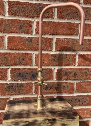 Copper pipe tap rustic - copper,