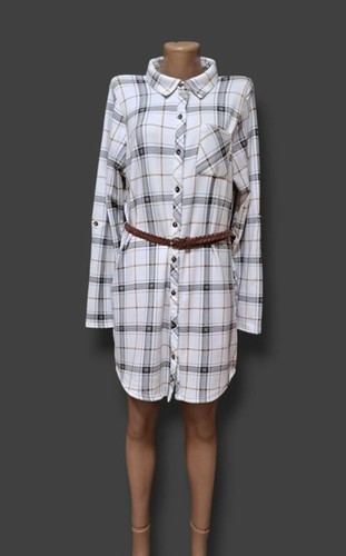 Chicoree white and gray - gray, plaid