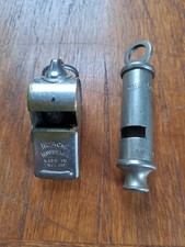 Set Of 2 Whistles ACME "BR (W)" RAILWAY THUNDERER, THE METROPOLITAN COLLECtors