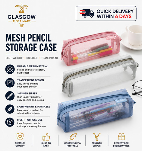 Large capacity clear - clear, mesh