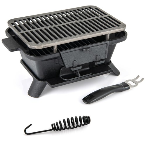 Cast iron charcoal grill - cast,