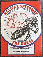8/05/1982 Halifax vs Wimbledon Programme