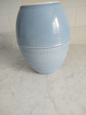 Vintage Wedgwood Interiors Pale Blue Glaze Large Vase