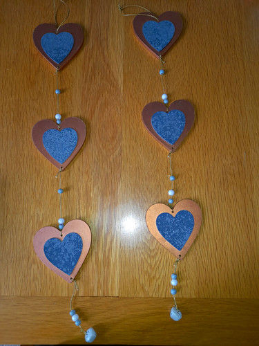 Wooden heart wall - wall, hanging