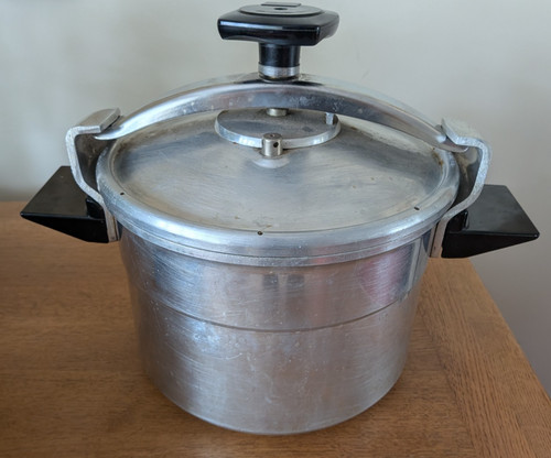 Vintage tefal aluminium - vintage, 6l